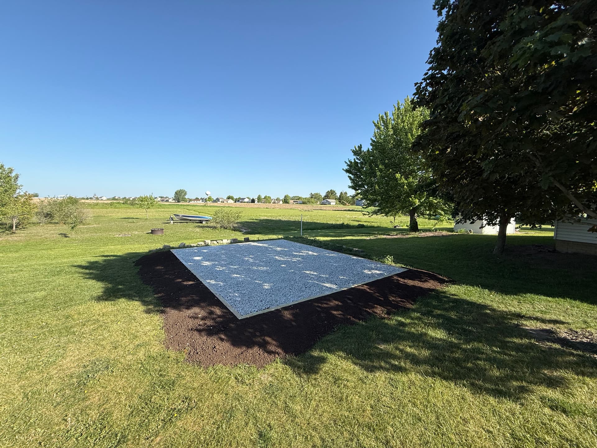 Gravel Shed Pad Installation Done the Right Way image