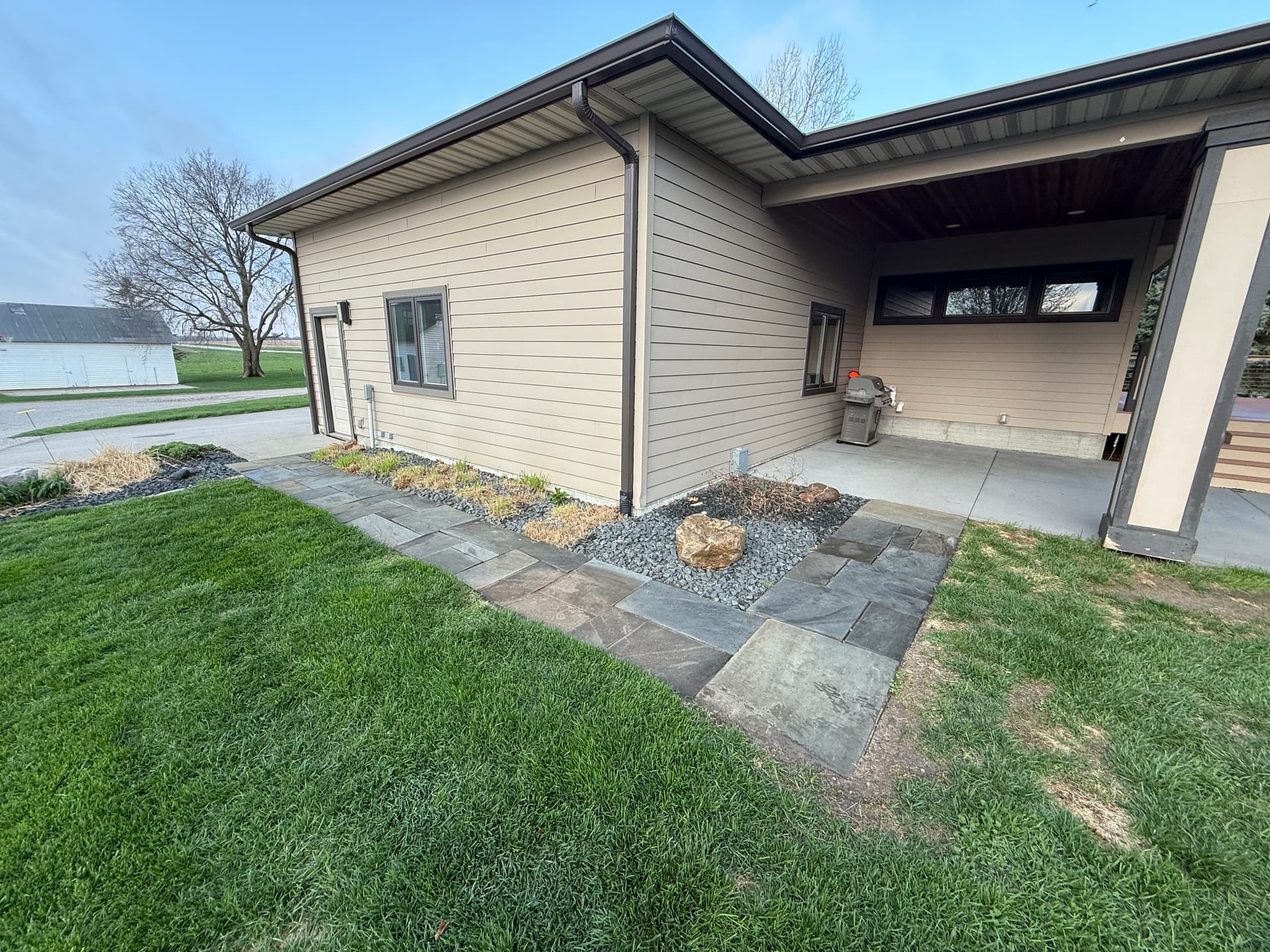 Gallery photos for Sinking Paver Walkway Fixed With Fresh Landscaping to Match: Image #1